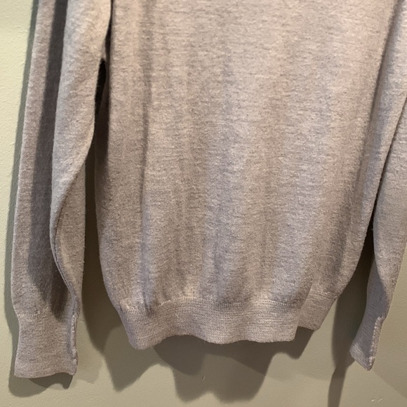 Vintage Christian Dior Classic Gray Knitwear Men’s V Neck Sweater Made in USA - Picture 10 of 12